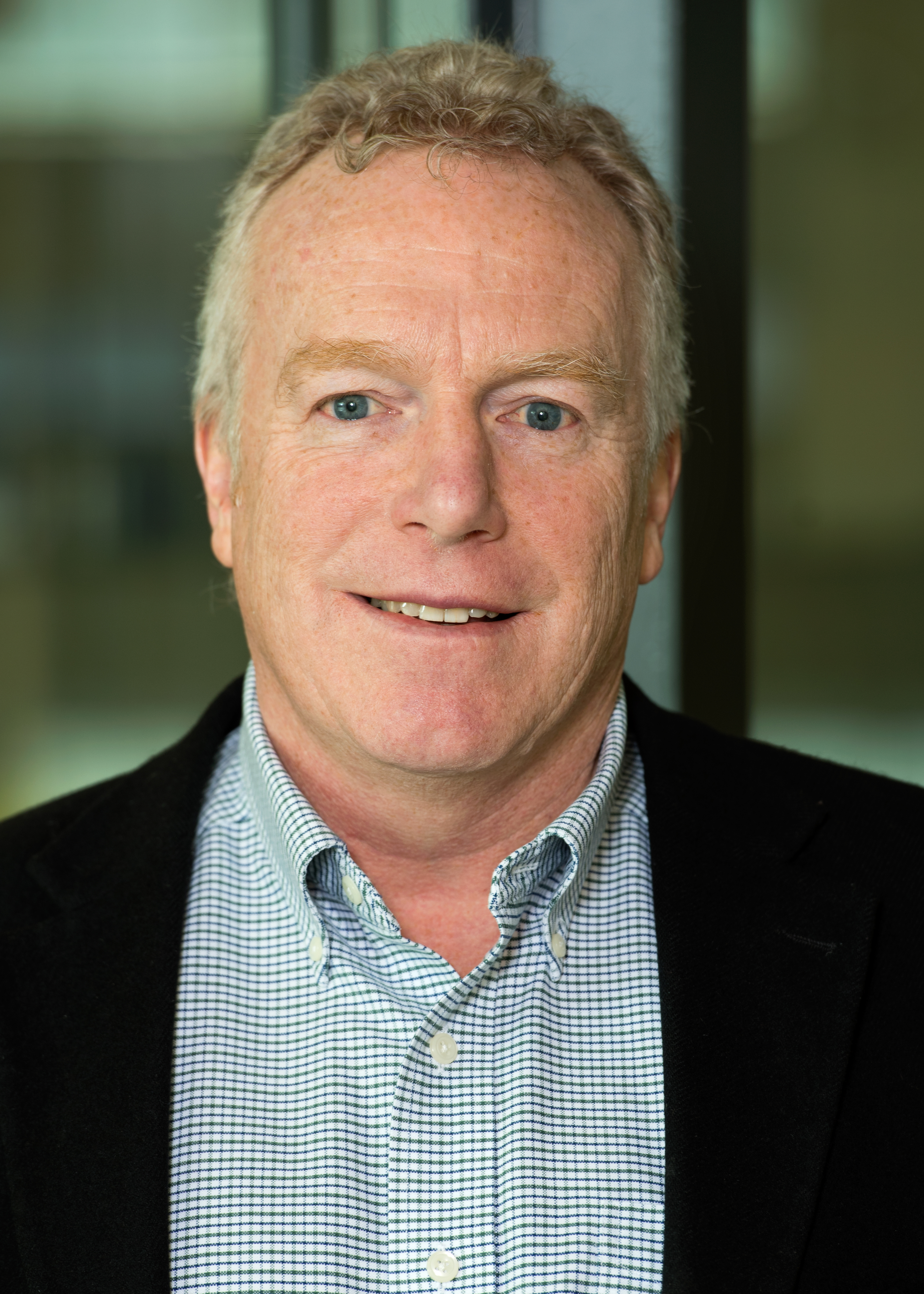 Professor Richard James smiling