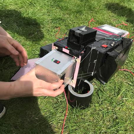 Inserting CubeSat into P-Pod