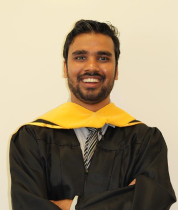 Graduate Student Narendra Singh smiling